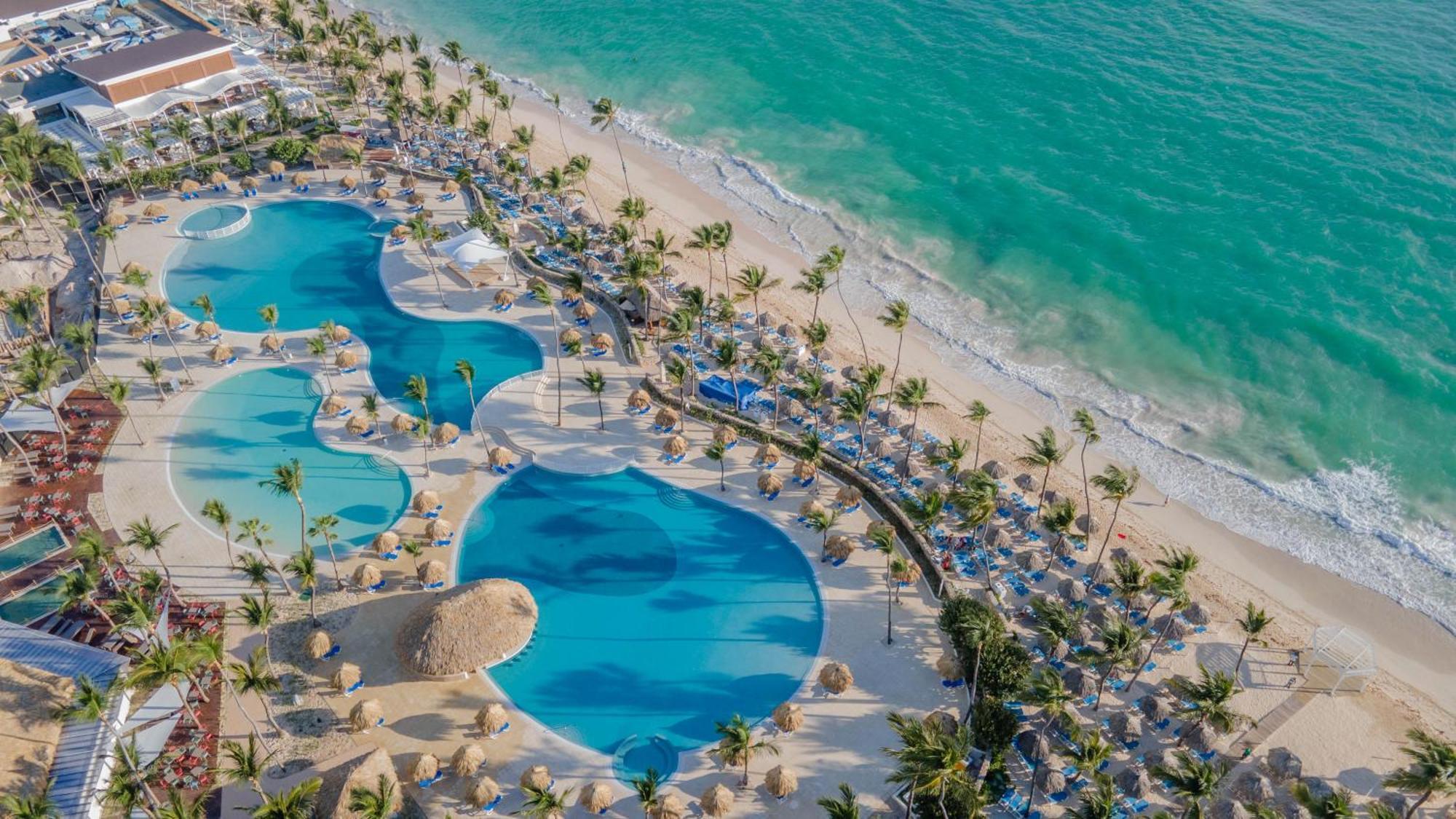 Bahia Principe Grand Bavaro Punta Cana Exterior foto Aerial view of the beach at Hard Rock Hotel Vallarta